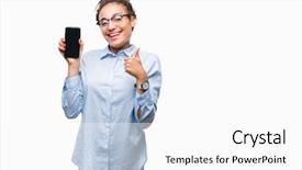  Presentation with african american business - PPT theme consisting of braided hair african american business background and a white colored foreground