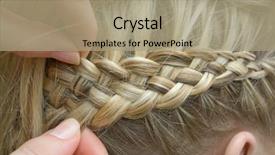  Presentation with hyperloop one - Amazing theme having braids - braid one's hair backdrop and a coral colored foreground