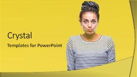  Presentation with african american collaboration - Slides with braids - young braided hair african american background and a  colored foreground