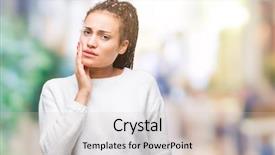  Presentation with african american dental - Beautiful slide deck featuring braids - young braided hair african american backdrop and a lemonade colored foreground