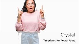  Presentation with african american adults in classroom - PPT theme consisting of braids - young braided hair african american background and a  colored foreground