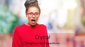  Presentation with generation and african american culture - Colorful PPT theme enhanced with braids - young braided hair african american backdrop and a  colored foreground