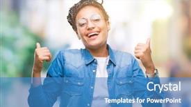  Presentation with african american wedding - Slide set consisting of braids - young braided hair african american background and a  colored foreground