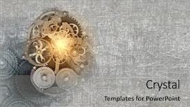  Presentation with abstract business - PPT layouts enhanced with brain - abstract image with financial business background and a light gray colored foreground