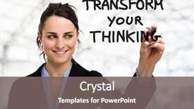  Presentation with motivational - Colorful theme enhanced with brain - businesswoman writing a motivational concept backdrop and a gray colored foreground