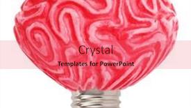  Presentation with bulb brain - Beautiful PPT theme featuring brain-bulb-concept-idea-isolated backdrop and a coral colored foreground