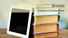  Presentation with brain development - Presentation design enhanced with brain development - pc tablet and books background and a soft green colored foreground