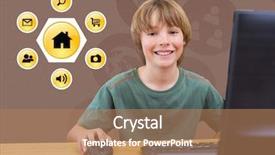  Presentation with digital transformation of industry - Beautiful presentation featuring brain elementary school - digital composition of a smiling backdrop and a coral colored foreground