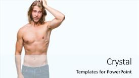  Presentation with thinking brain - Amazing presentation having long hair showing sexy body backdrop and a  colored foreground