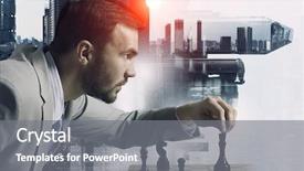  Presentation with business competition - Amazing PPT layouts having logica - competition and strategy in business backdrop and a gray colored foreground