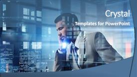  Presentation with business competition - Slides having winning mind - competition and strategy in business background and a teal colored foreground