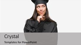  Presentation with cook chef - Audience pleasing slides consisting of brain green - young hispanic cook woman wearing backdrop and a light gray colored foreground