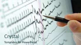  Presentation with medical brain - Presentation theme enhanced with brain heart - analyzing medical graph on screen background and a sky blue colored foreground