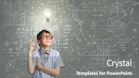  Presentation with kids brain - Audience pleasing slides consisting of brain kids - boy of school age backdrop and a gray colored foreground