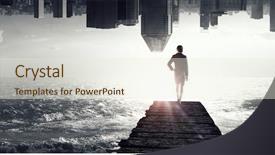  Presentation with media - Audience pleasing slide set consisting of brain leadership - there is always another side backdrop and a sky blue colored foreground