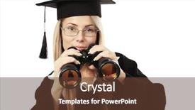  Presentation with future trends - Audience pleasing slides consisting of brain prediction - portrait of a young woman backdrop and a tawny brown colored foreground