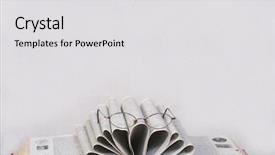  Presentation with dictionary - Cool new presentation design with  backdrop and a  colored foreground