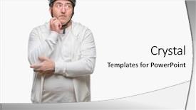  Presentation with triathlon professional cyclist man cycling - Beautiful PPT theme featuring brain security - handsome senior cyclist man wearing backdrop and a white colored foreground