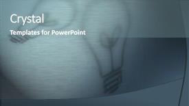  Presentation with ideas - Beautiful slides featuring brain stroming - ideas shadows upon a lightly backdrop and a seafoam green colored foreground