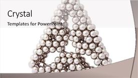  Presentation with gas storage sphere tanks - Slide set featuring brain structure - triangle of metal segment assembled background and a white colored foreground