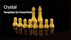  Presentation with faithful - Amazing slide deck having brain war - king and queen protected backdrop and a black colored foreground