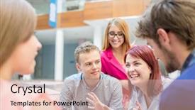  Presentation with business idea modern abstract - PPT layouts with brainstorming and ideas at meeting background and a lemonade colored foreground