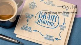  Presentation with problem solving - Presentation having brainstorming-steps-infographics-or-mind background and a lemonade colored foreground