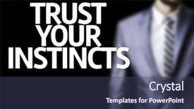  Presentation with trust - Audience pleasing slides consisting of brainwave - business man with the text backdrop and a tawny brown colored foreground