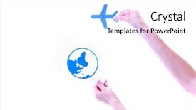  Presentation with paper hand drawn politics - PPT layouts enhanced with brainwave - hand launching paper airplane background and a  colored foreground