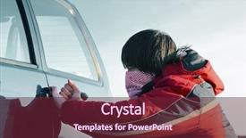  Presentation with car door - Colorful theme enhanced with braking door of a car backdrop and a tawny brown colored foreground