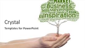  Presentation with green energy - Slide set consisting of branch company - concept or conceptual green text background and a white colored foreground