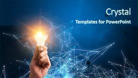  Presentation with new ideas - Presentation theme with brand awareness - concept of new ideas background and a ocean colored foreground