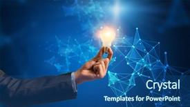  Presentation with new ideas - Presentation theme having brand awareness - concept of new ideas background and a ocean colored foreground