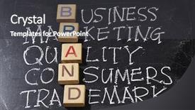  Presentation with branding - Colorful PPT layouts enhanced with brand business marketing concept backdrop and a dark gray colored foreground