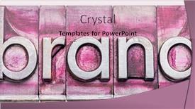  Presentation with trademark - Cool new PPT layouts with brand-isolated-word-abstract backdrop and a coral colored foreground