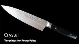  Presentation with new path - Slide set featuring brand-new-japanese-kitchen-knife background and a black colored foreground