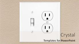  Presentation with outlet - PPT layouts consisting of brand-new-modern-electrical-toggle background and a lemonade colored foreground