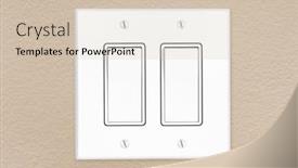  Presentation with brand - PPT layouts featuring brand-new-modern-electrical-toggle background and a soft green colored foreground