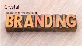  Presentation with branding - Cool new presentation theme with brand personality - branding - word in vintage backdrop and a lemonade colored foreground