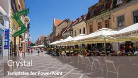 Presentation with brasov - Presentation theme with brasov-transylvania-romania-6th-july background and a gray colored foreground