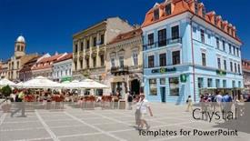  Presentation with brasov - PPT theme consisting of brasov-transylvania-romania-6th-july background and a light gray colored foreground