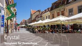  Presentation with brasov - Audience pleasing slide deck consisting of brasov-transylvania-romania-6th-july backdrop and a gray colored foreground