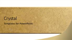  Presentation with metal bronze - Slide deck featuring brass - bronze metal plate with four background and a yellow colored foreground