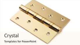  Presentation with brass orkester - Beautiful theme featuring brass door hinge isolated backdrop and a lemonade colored foreground