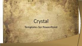  Presentation with metal - Audience pleasing theme consisting of brass plate texture old metal backdrop and a coral colored foreground