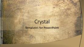  Presentation with frame - PPT theme consisting of brass plate texture background and a coral colored foreground