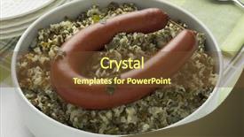  Presentation with dutch - Amazing presentation design having brassica oleracea - traditional dutch dish with stewed backdrop and a  colored foreground