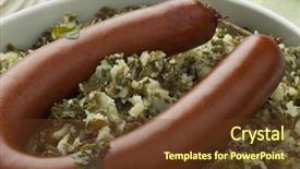  Presentation with philippine traditional dance - Presentation with brassica oleracea - traditional dutch dish with stewed background and a  colored foreground