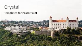  Presentation with european union - Beautiful slides featuring bratislava-in-the-slovak-republic backdrop and a white colored foreground