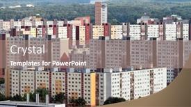  Presentation with european union - Presentation theme having bratislava-slovak-republic-the-european background and a coral colored foreground